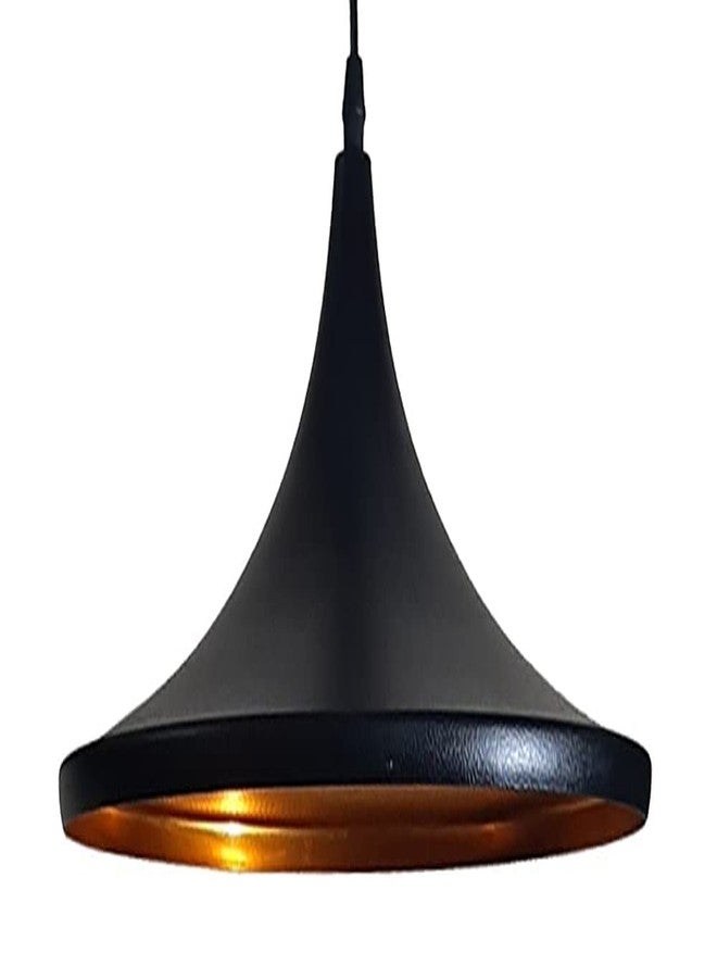 VRCT Antique Single Head Metal Groot Big Tawa Shade Pendant and Vintage Hanging Ceiling Led Light for Home, Hall Jumar Lighting. (Pack of 2 with Bulb) - Image 3